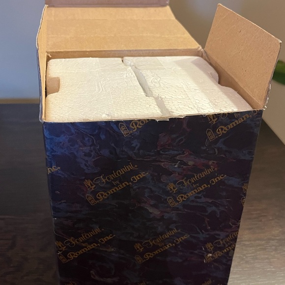 Roman Musical Fontanini Nativity Snow Globe Christmas O Holy Night Vintage - Picture 10 of 11